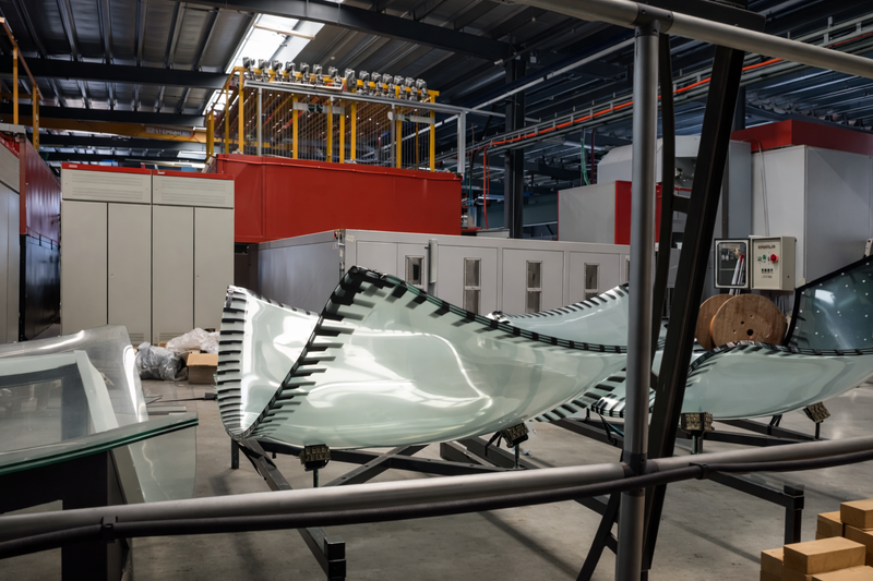 industrial glass bending furnace for curved glass production